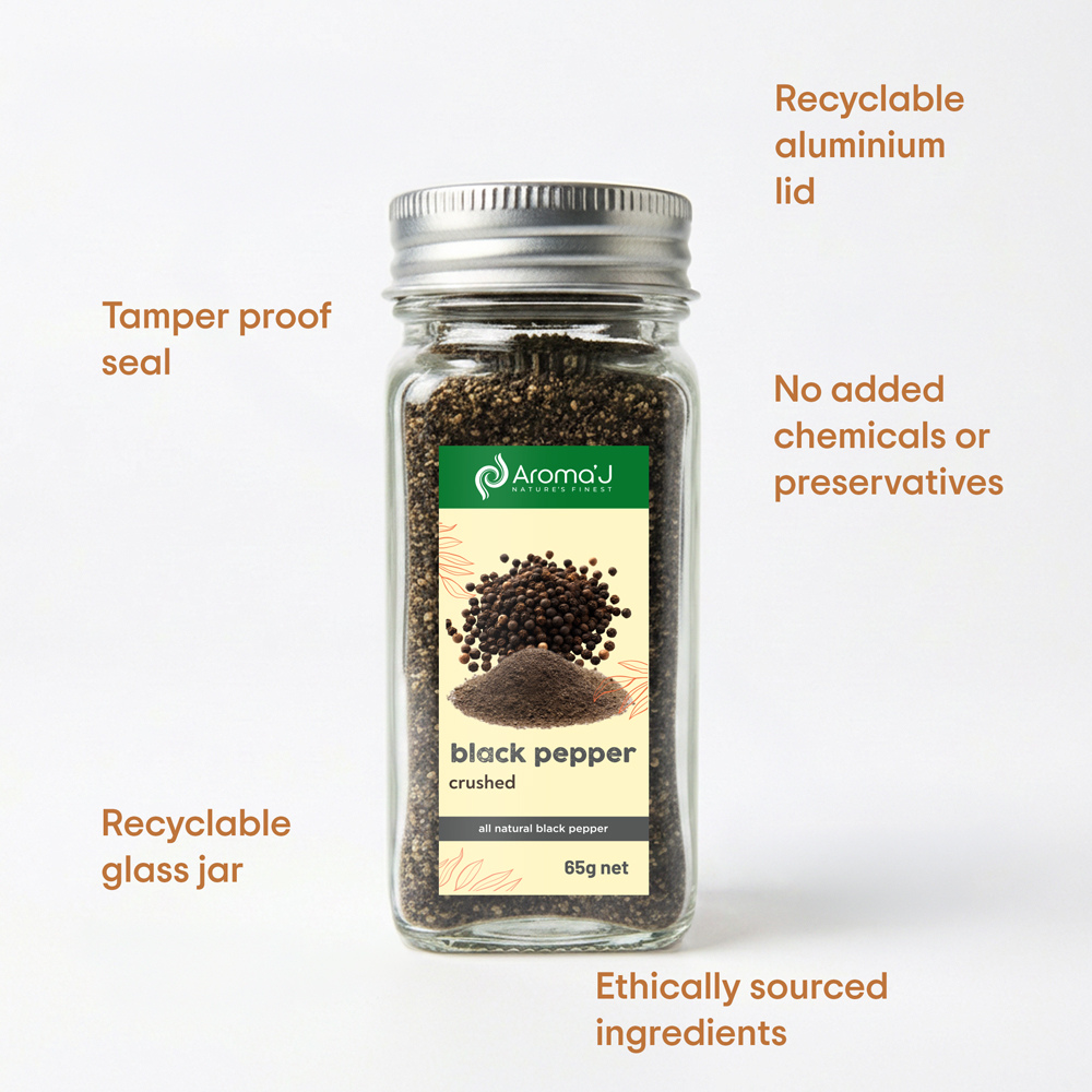 Black Pepper Crushed 65g