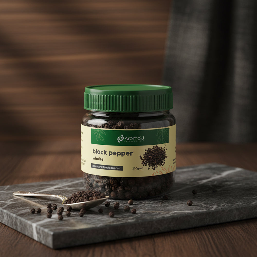 Black Pepper Wholes 200g
